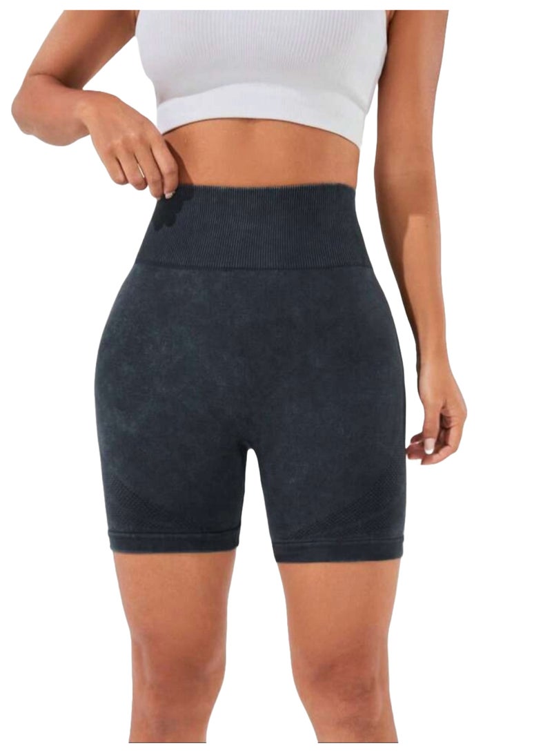 Sweet Cathy Yoga Shorts Seamless High Waist Scrunch Butt Lift Sports Tummy Control Stretcable Compression Fitness Gym for Women - Image 3