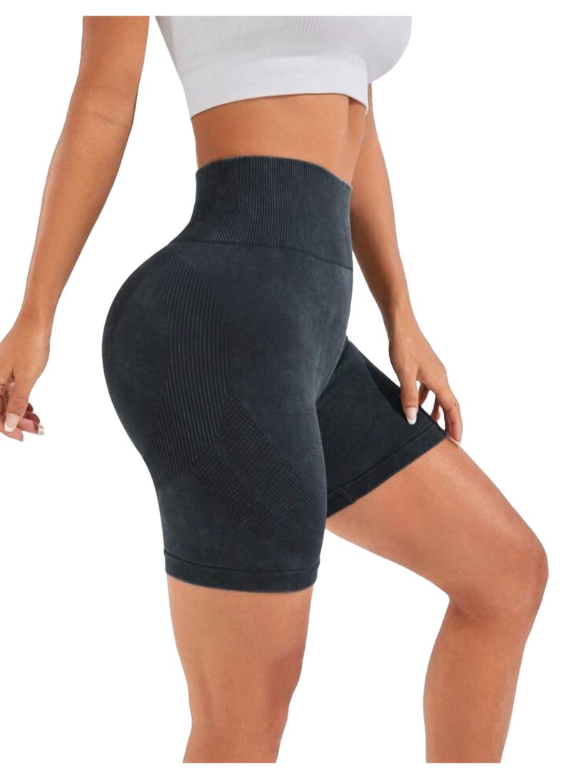 Sweet Cathy Yoga Shorts Seamless High Waist Scrunch Butt Lift Sports Tummy Control Stretcable Compression Fitness Gym for Women - Image 4