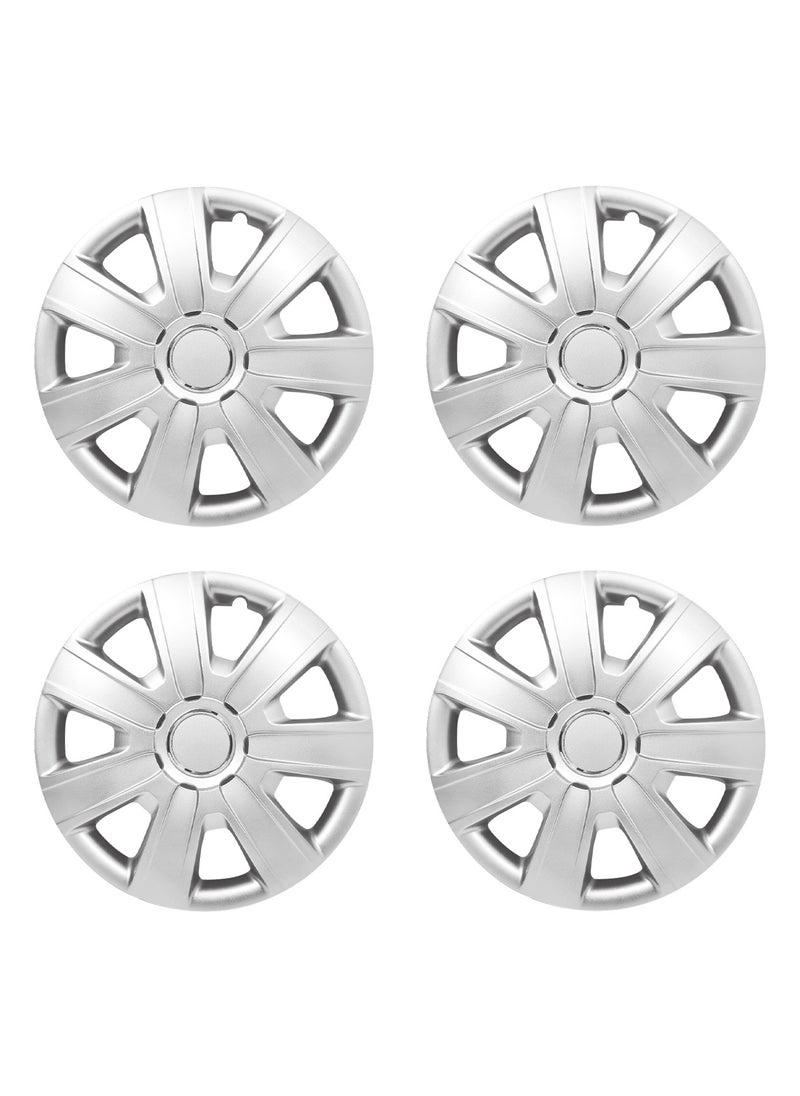 Generic 15 inch Car Wheel Cover 15" Hubcaps 4 Pcs Set Tires Automotive Hub Wheel Cap ABS Material Wheel Cap  - Image 2