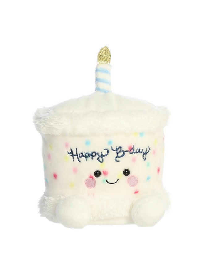 Aurora® Adorable Palm Pals™ Party Sized™ Happy B'Day Cake™ Stuffed Animal - Fun Collectible Plush for Kids and Adult Collectors - Perfect for Decorating Rooms and Birthday Gifts - White 8 Inches - Image 1