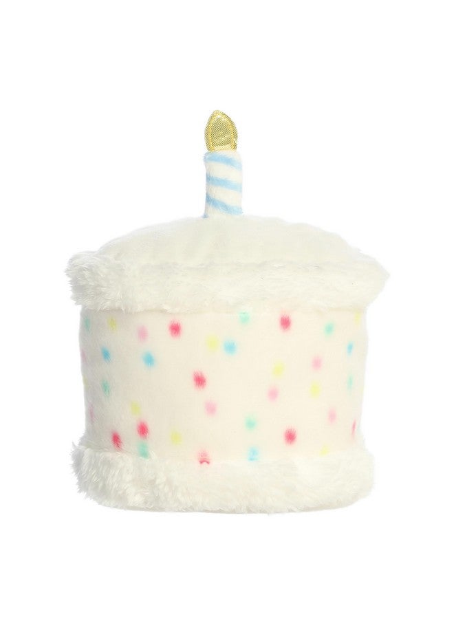 Aurora® Adorable Palm Pals™ Party Sized™ Happy B'Day Cake™ Stuffed Animal - Fun Collectible Plush for Kids and Adult Collectors - Perfect for Decorating Rooms and Birthday Gifts - White 8 Inches - Image 4