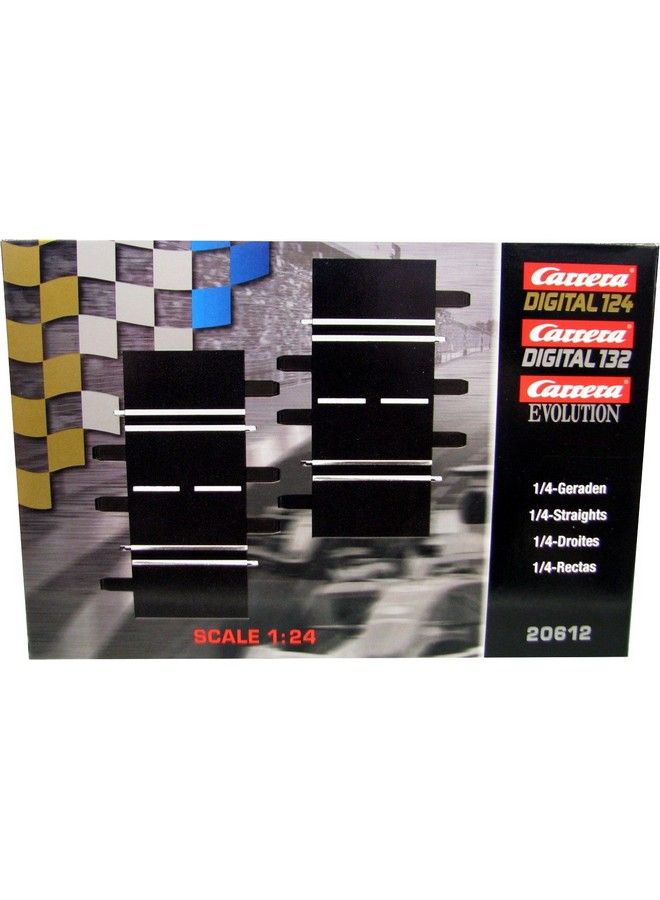 Carrera Of America Digital/Evolution 1/4 Straight Track، قطعتان في صندوق - Image 1