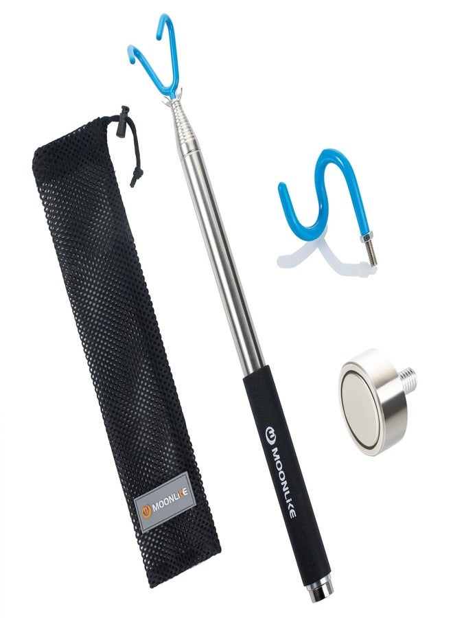 Moonlike Disc Golf Retriever Pole 10 FT，Extendable Disc Golf Accessories Grabber - Image 1