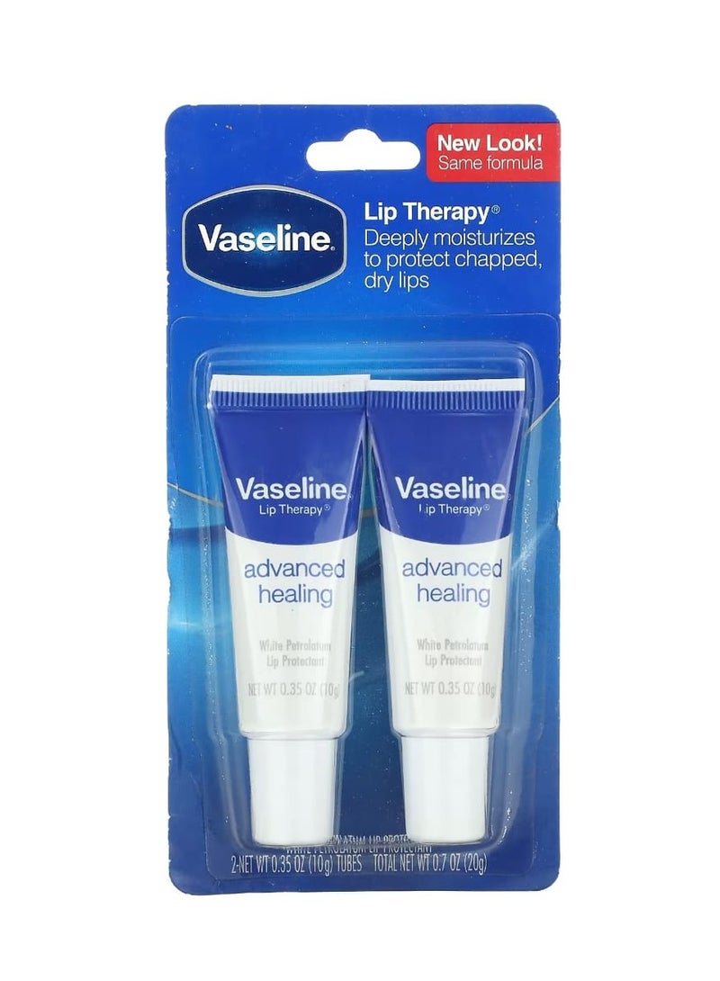 Vaseline Lip Therapy Advanced Healing 2 Tubes 0.35 oz (10 g) Each - Image 2