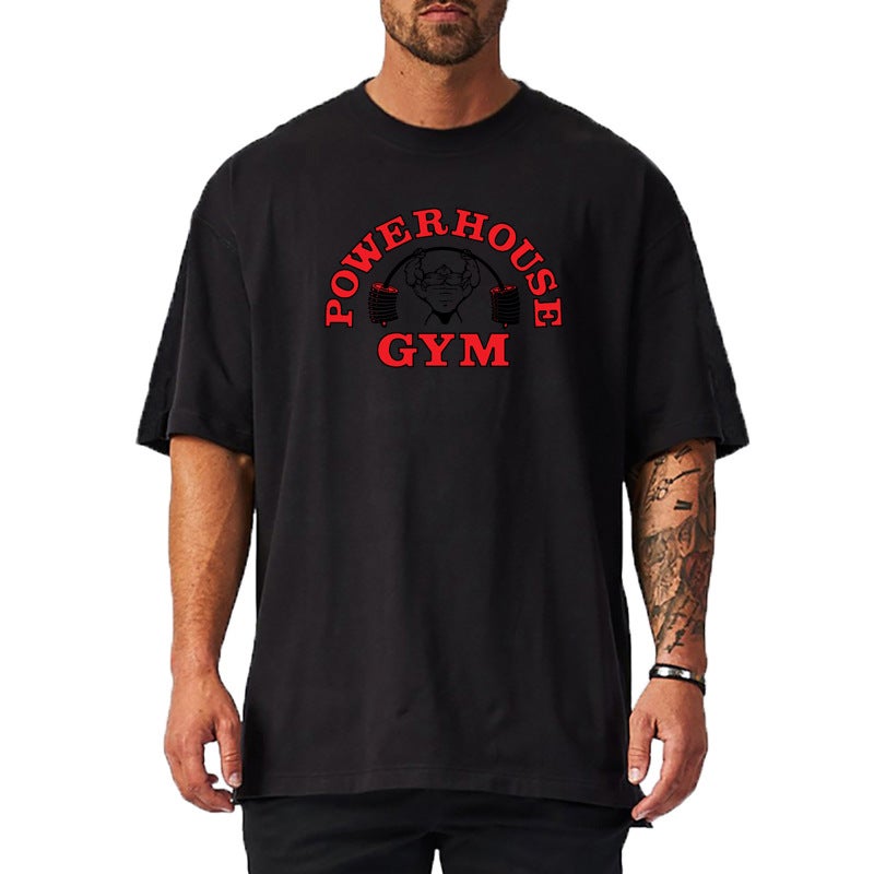 Men''s Loose T-Shirt 240g Pure Cotton Short-Sleeved Summer Men''s Loose Large Size Heavy Casual Bottoming Shirt Cross-Border Export - Image 4