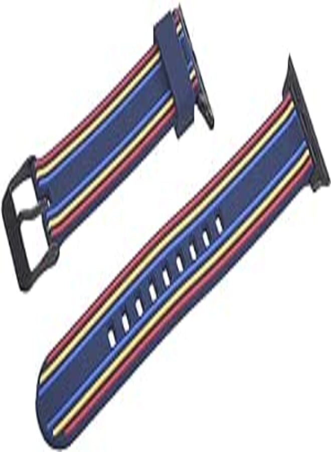 Generic Silicone Adjustable And Expandable Watch Strap With Youthful Design For Unisex Compatible With Smart Watches 38/40/41MM - Multi Color