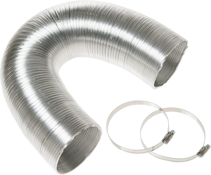 GE Appliances 8-Foot Flexible Metal Dryer Duct, WX08X10086, nuine OEM Replacement Part for Dryers - Image 1
