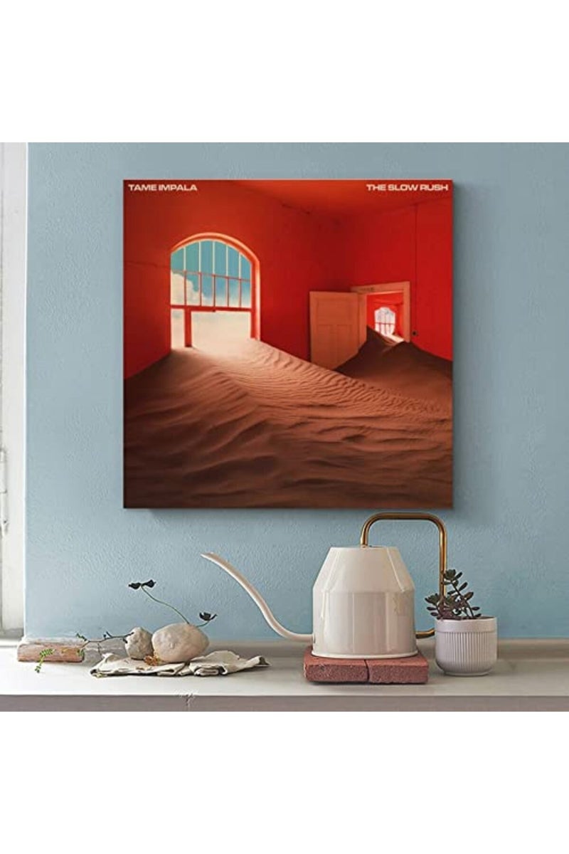SUANYE بوستر SUANYE تيم إمبالا غلاف ألبوم The Slow Rush للديكور الجدار والفن على القماش 12x12 بوصة (30x30 سم) - Image 3