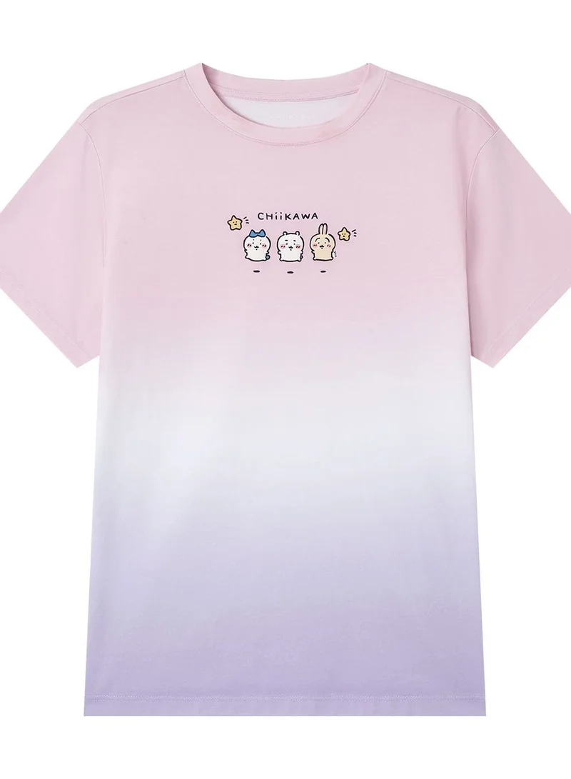 Giordano  Women Chiikawa Cotton Boyfriend Graphic Tee for Women | Best Price UAE