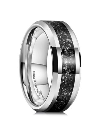 King Will Mens Tungsten Wedding Bands Meteorite Inlay 6mm 8mm High Polished Engagement Ring for Couples Promise Ring for Women Comfort Fit - pzsku/Z8FB3CDC5E8EF40F5B286Z/45/_/1741329873/bc6e12e4-cba2-43d8-93fd-502eee0df8bb