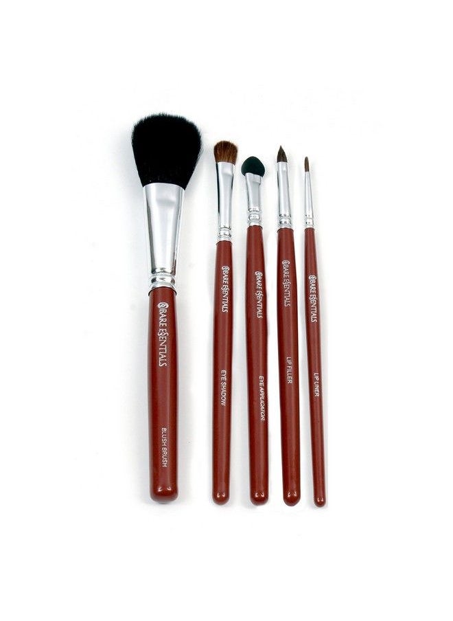 BARE ESSENTIALS Makeup Brush Set (Set Of 5)  - Image 2