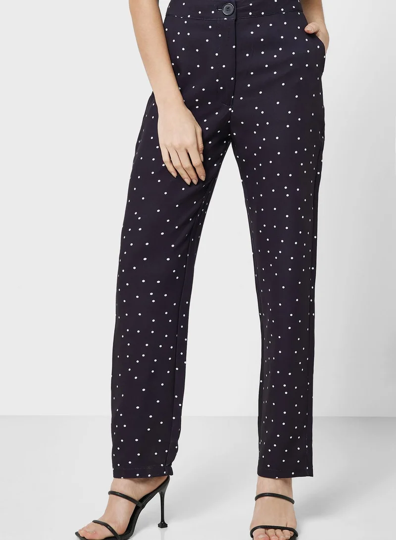 ELLA Belted Blazer And Pant Set