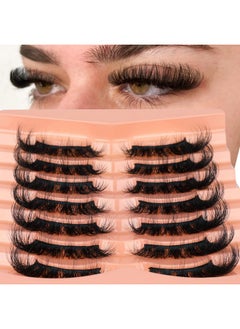 Focipeysa Es Wispy False Eyelashes Fluffy D Curl Faux Mink Lashes 14Mm Natural Look False Lashes Short Strips Lashes By Focipeysa  - Image 1