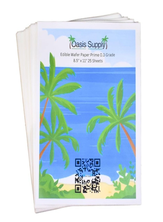 Oasis Supply 25 Piece O-Grade Wafer Paper Pack, 8" by 11" - Image 3