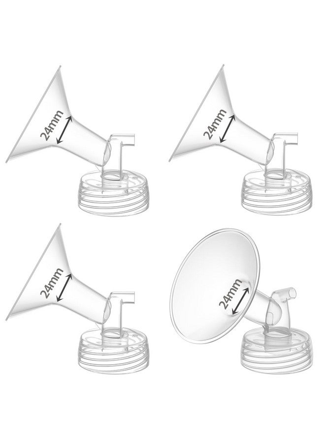 TOVVILD Flange 24mm Compatible for Spectra S1 S2 Breast Shield, Replacement Pump Parts Compatible with Motif Luna/Amada MYA Accessories - Image 1