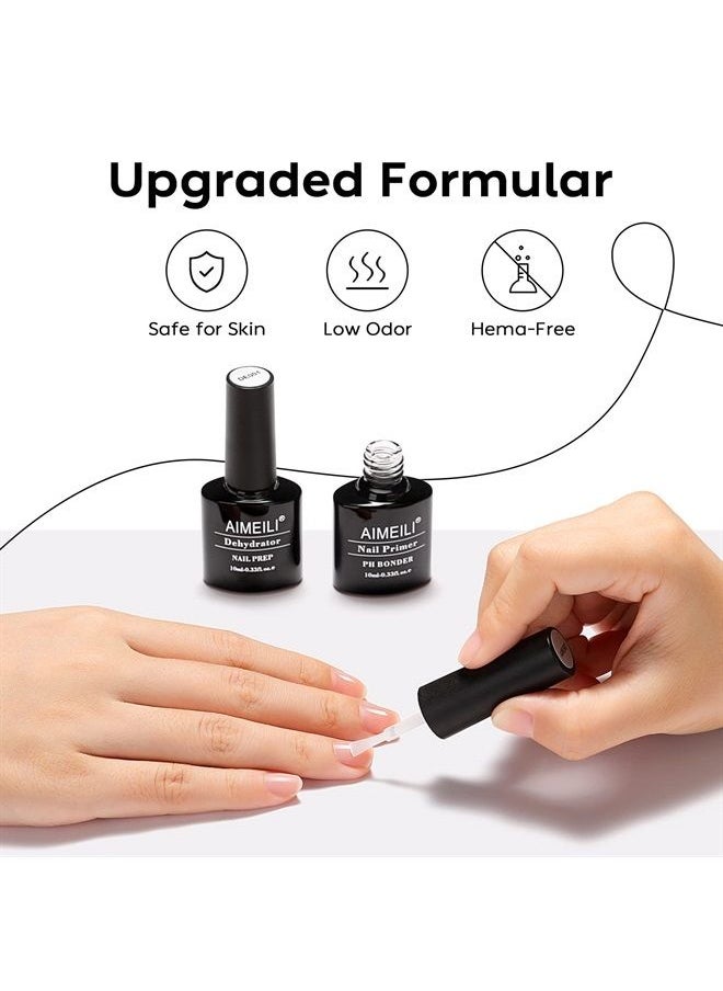 AIMEILI Nail Prep Bond Primer Quick Dry Nail Prep Dehydrator, U V LED Gel Foundation Bonding Primer for Nail Tips, Acrylic Powder and Builder Nail Gel  - Image 4