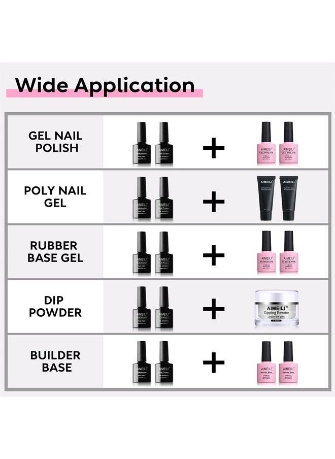 AIMEILI Nail Prep Bond Primer Quick Dry Nail Prep Dehydrator, U V LED Gel Foundation Bonding Primer for Nail Tips, Acrylic Powder and Builder Nail Gel  - Image 5