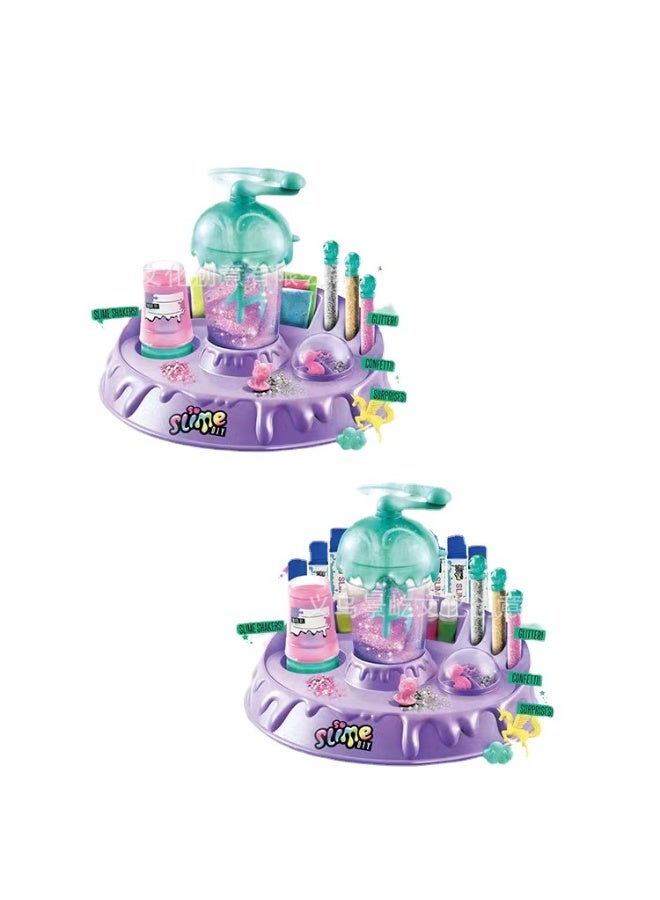 MIXDE Novelty Slime Swinging Joy DIY Crystal Clay Slime Children's Handmade Set Swinging Rubber Mud - Image 3