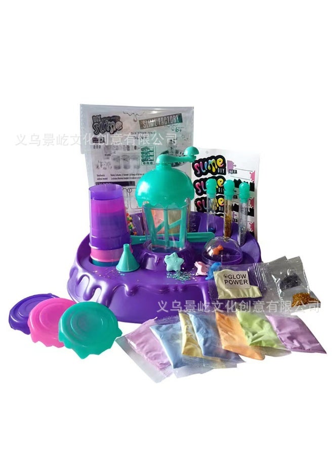 MIXDE Novelty Slime Swinging Joy DIY Crystal Clay Slime Children's Handmade Set Swinging Rubber Mud - Image 2