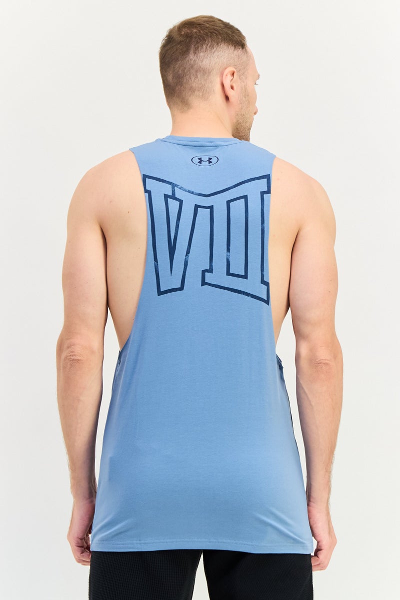 UNDER ARMOUR Men Loose Fit Sleeveless Outdoor Vest, Slate Blue - Image 3