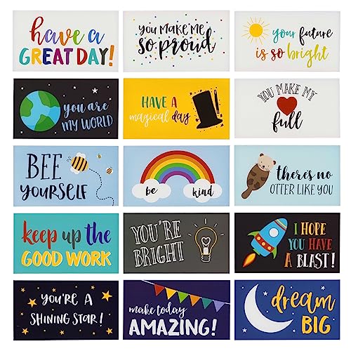 Infinite Curiosity Lunch Box Notes, Inspirational and Encouraging Cards for Kids (4x2.3 In, 60 Pack) - Image 3