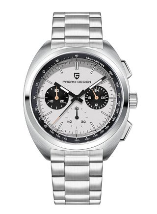 Steel Silver White