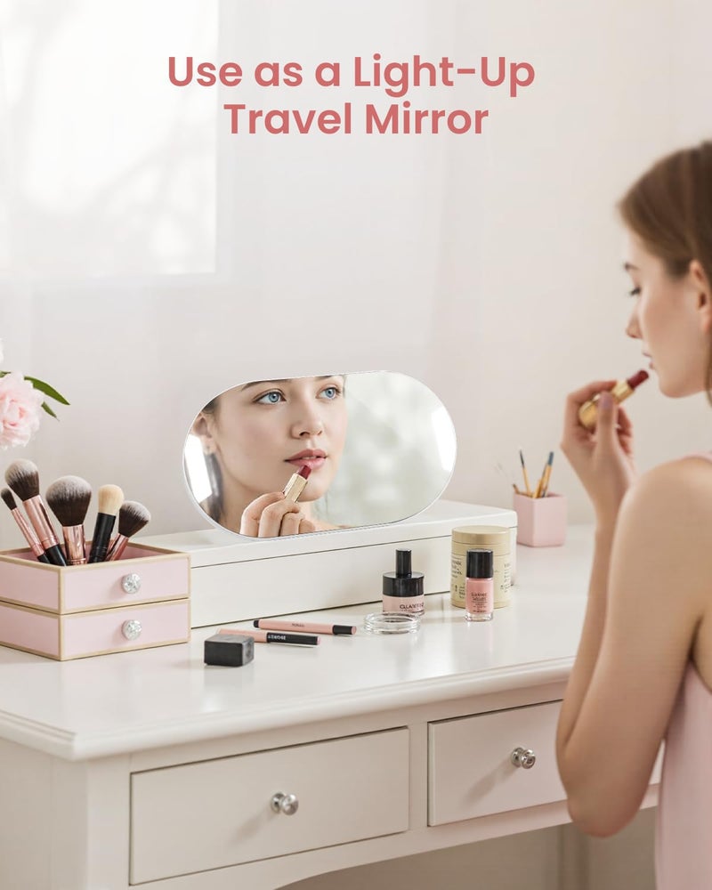 AccLoo Travel Scale Body Weight, Portable Digital Mirror Scale, Rechargeable Mini Electronic Weight Scale with USB Charging Cable - Image 3
