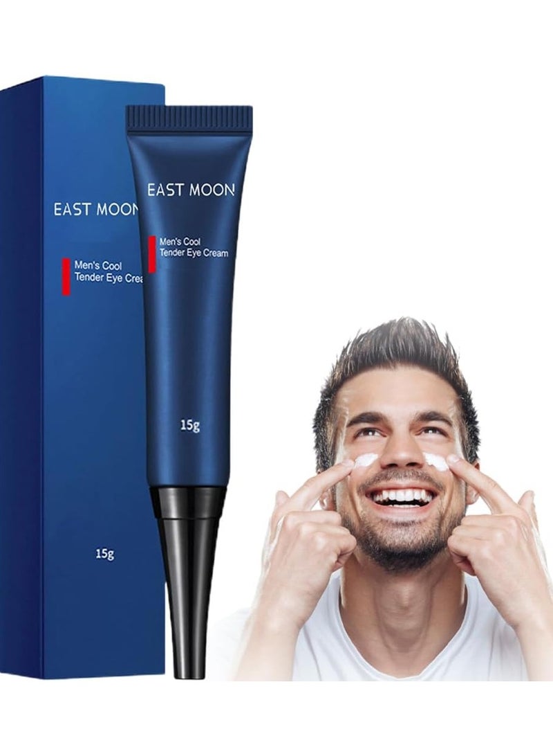 East Moon Men's Cool Tender Eye Cream, Openeyes Awaken Peptide Lifting Eye Gel, East Moon Men's Anti-Ageing Eye Cream Remove Eye Bags, Wrinkles, Dark Circles, Puffiness (5 Pieces) - Image 2