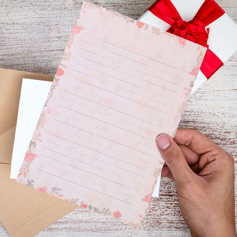 Cute Stationery Set Letter Paper Envelope Set Invitation Card Thank You Card Assorted Color 5 Sets - Image 3