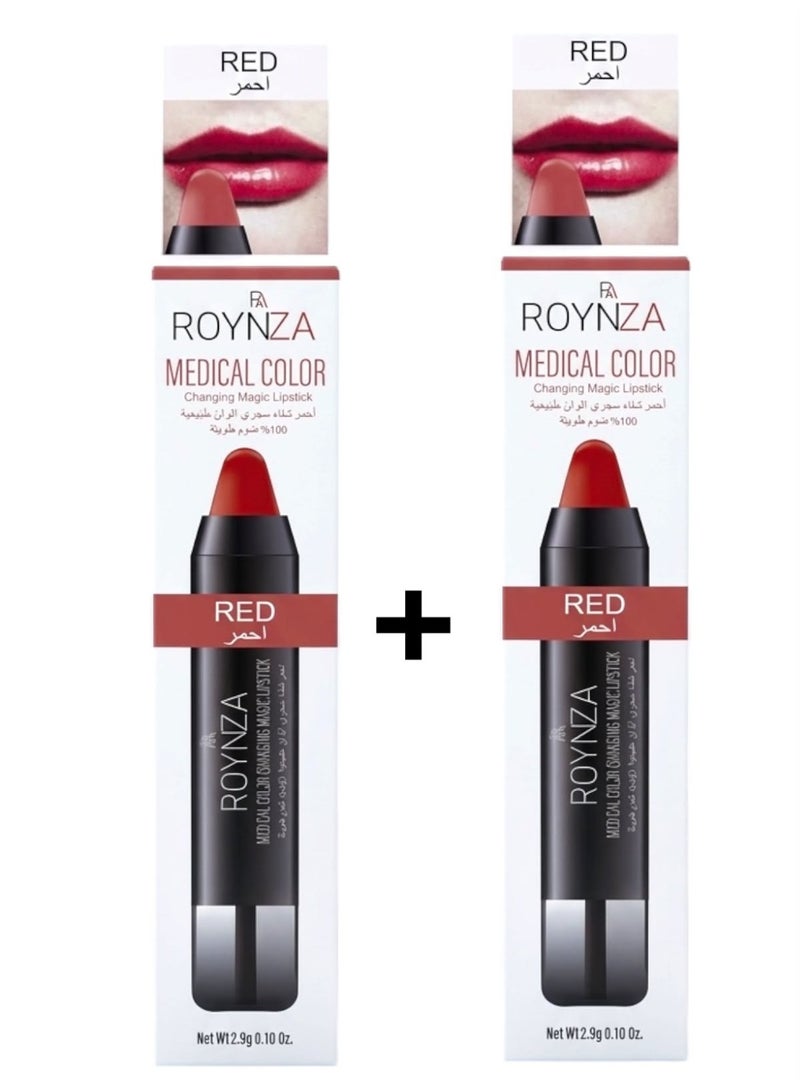 MEDICAL COLOR CHANGING MAGIC LIPSTICK 2PCS