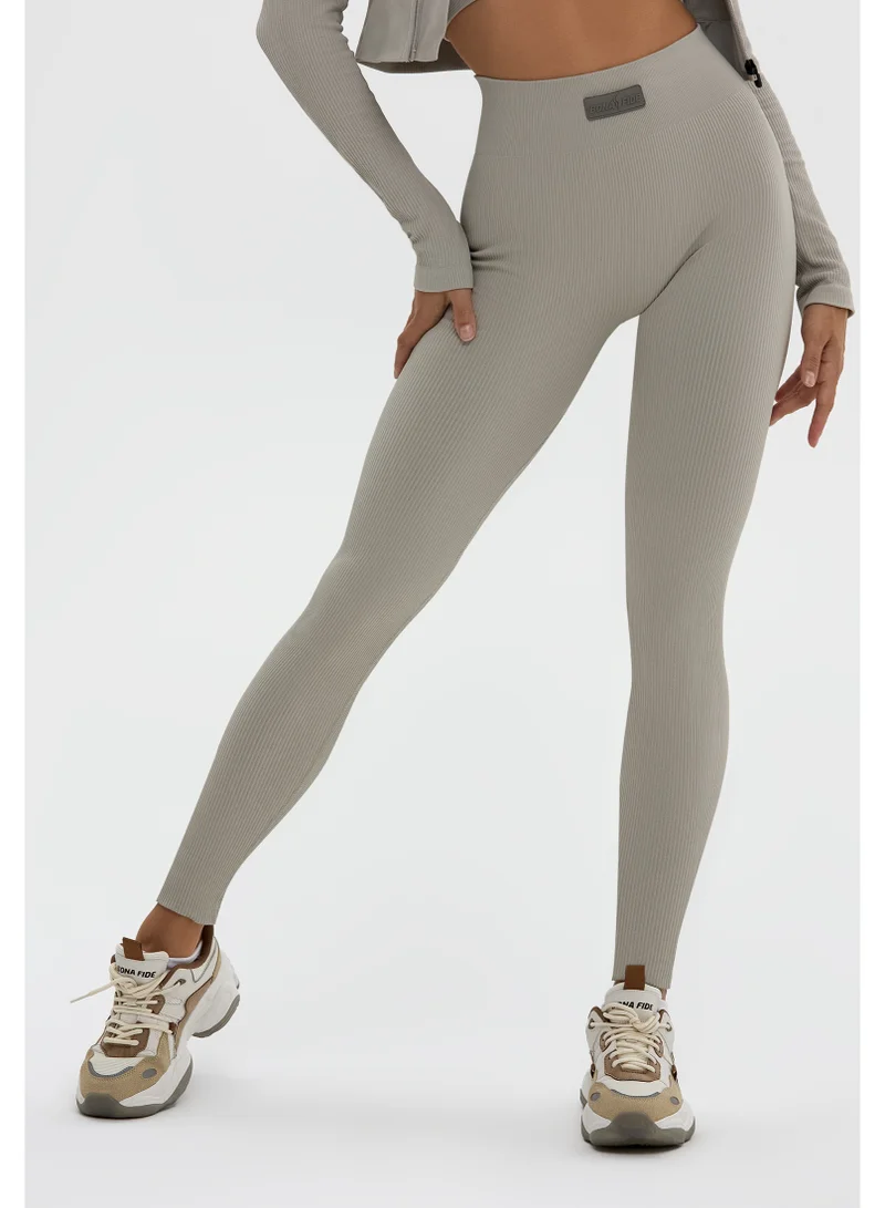 Bona Fide Angel Leggings Opal Grey Bona Fide Premium Quality High Waist Seamless Leggings for Women - Workout Lifting Leggings with Tummy Control for Gym, Yoga for Women | Best Price UAE