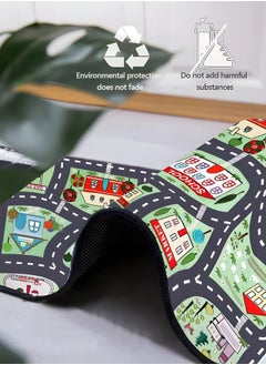 GROIC Kids Carpet Play Mat Rug for Playroom,City Life with Road Traffic Car Rug Mat, Learning and Educational Play Rugs with 3 Cars,Indoor Game Mat(120*160cm)  - Image 4