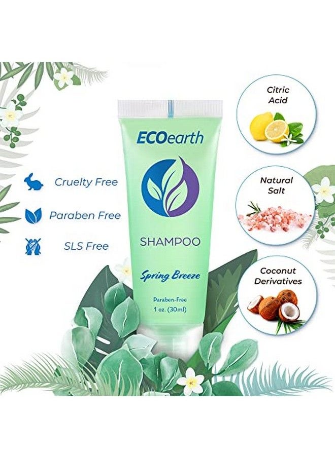 EcoEarth - Tl Size Hotel Shampoo (1 Fl Oz 100 Pack Spring Breeze) Delight Your Guests With Revitalizing And Refreshing Shampoo For Guest Hospitality Small Size Luxury Shampoo In Bulk - Image 1