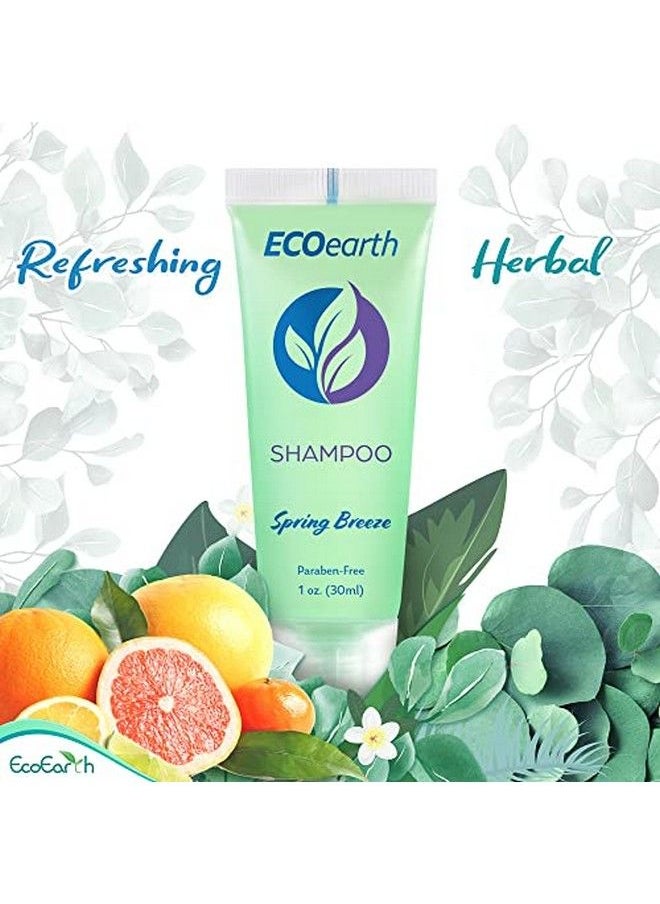 EcoEarth - Tl Size Hotel Shampoo (1 Fl Oz 100 Pack Spring Breeze) Delight Your Guests With Revitalizing And Refreshing Shampoo For Guest Hospitality Small Size Luxury Shampoo In Bulk - Image 1