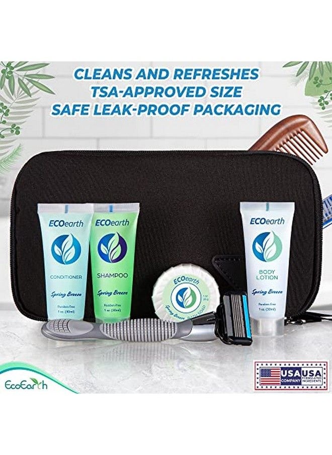 EcoEarth - Tl Size Hotel Shampoo (1 Fl Oz 100 Pack Spring Breeze) Delight Your Guests With Revitalizing And Refreshing Shampoo For Guest Hospitality Small Size Luxury Shampoo In Bulk - Image 1