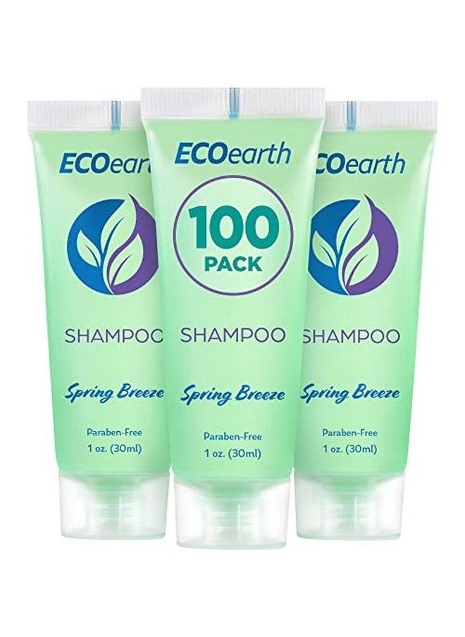 EcoEarth - Tl Size Hotel Shampoo (1 Fl Oz 100 Pack Spring Breeze) Delight Your Guests With Revitalizing And Refreshing Shampoo For Guest Hospitality Small Size Luxury Shampoo In Bulk - Image 1