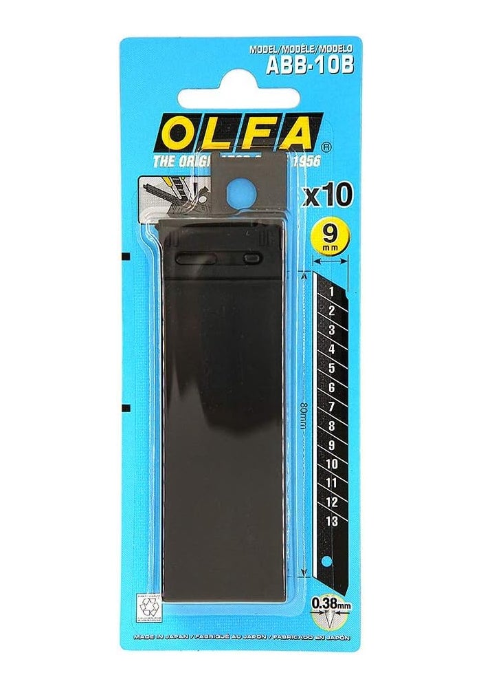 OLFA ABB-10B - Pack of 10 Ultra Sharp 9mm Snap-Off Blades - Image 4