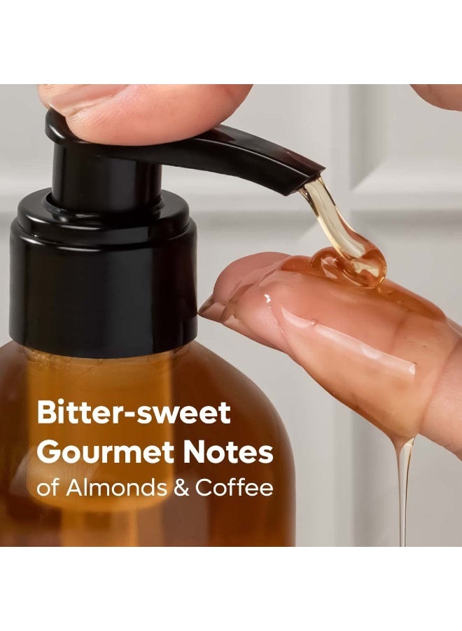 mcaffeine Coffee Body Wash With Almonds | De-Tan & Deep Cleansing Shower Gel|Enriched With Vitamin E&In Energizing Nutty Almond Aroma|Shower Gel|Suitable For All Skin Types|For Both Men&Women - 200Ml - Image 3