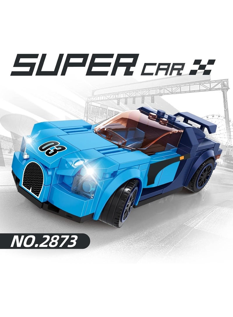 wange Speed Champions Supercar Building Blocks Set 2873 (Age 6+, 139 Pieces) - Image 3