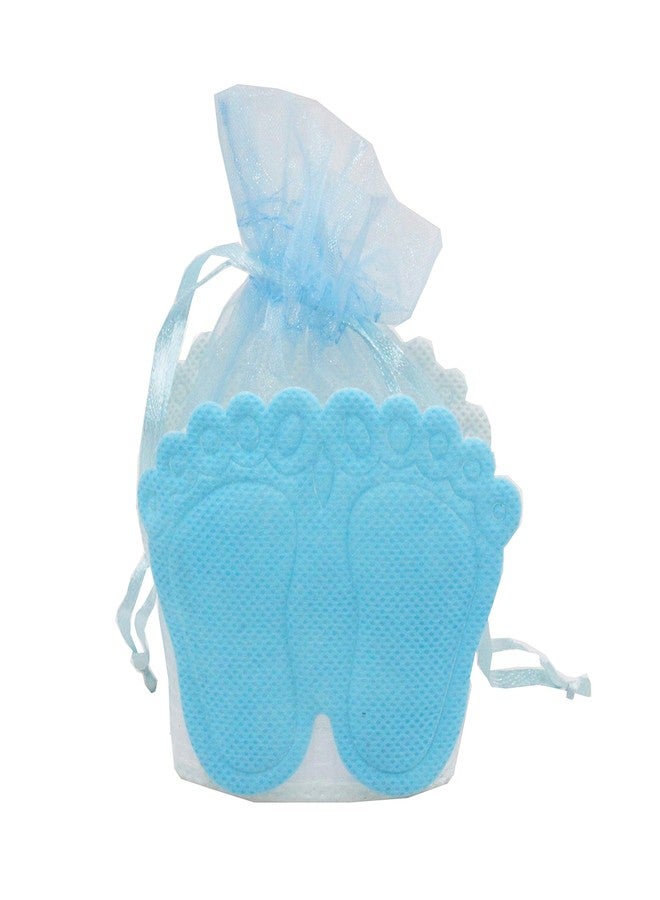 Jades : Baby Themed Favor Treat Bag- Baby Themed Party Candy Pouch-Baby Shower Treat Pouch-Baby Themed 1st Birthday Favor-Baby Themed Return Gift (Blue Set of 12 - A) - Image 3