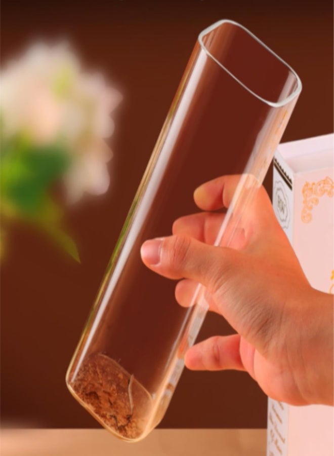 حامل أعواد البخور ومبخرة، كوب زجاجي مربع (بدون ملحقات) 60*200 - Image 4