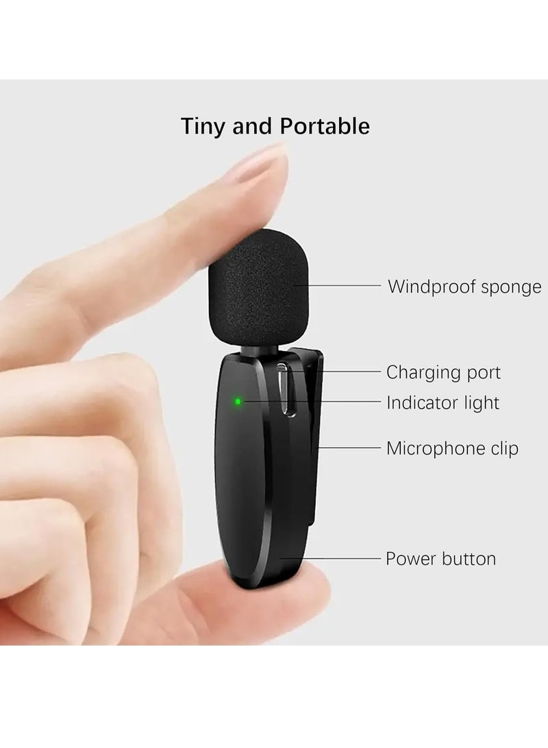 ELTRAZONE Wireless Lavalier Microphone 3 in 1 For iPhone USB C Plug and Play Intelligent Noise Reduction Mini Mic Live Streaming - Image 5
