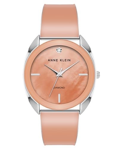 Anne Klein Womens Genuine Diamond Dial Bangle Watch - Image 1