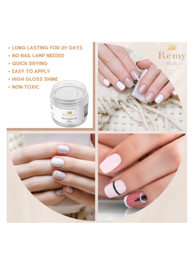 Remy Belle - Dip Powder Clear Color 10g,  No Nail Lamp Needed for Curing - Image 1