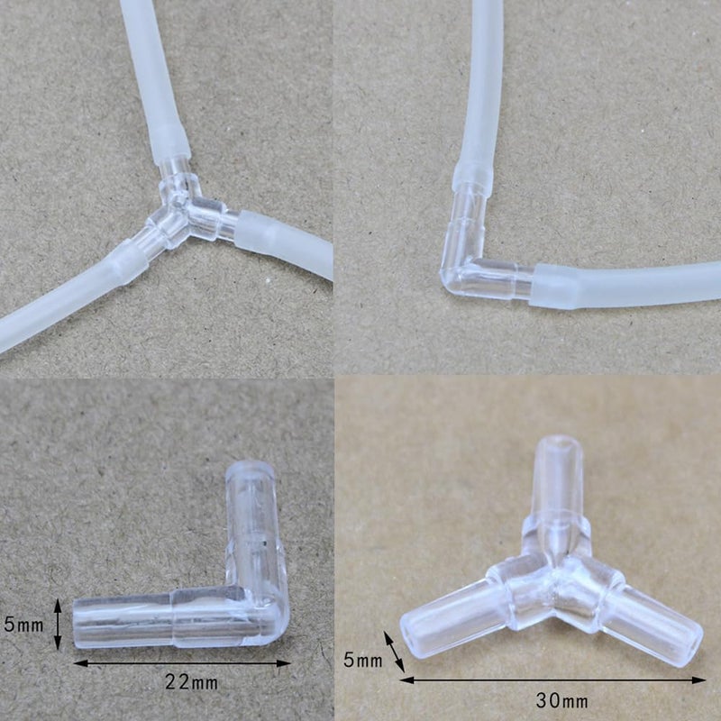 TANOMA Aquarium Air Pump Accessories - Contains Airline Tubing, Control Valve, Air Stones, Connectors, Check Valves, Suction Cups - Image 3