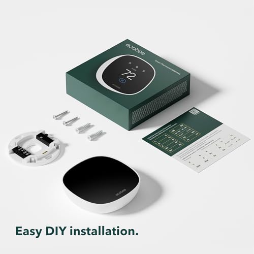 ecobee Smart Thermostat Essential - Energy Star Certified programmable Wi-Fi Thermostat - Works with Siri, Alexa, and Google Assistant - Image 4