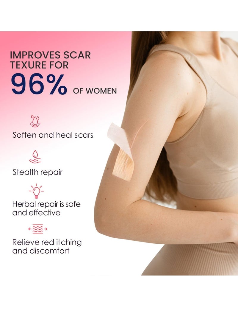 Bukela Silicone Scar Sheets (4cm*1.5m), Medical Grade Soft Silicone Scar Tape Roll, Reusable Scar Silicone Strips, Professional Scar Removal Sheets for C-Section, Surgery, Burn, Keloid, Acne - Image 4