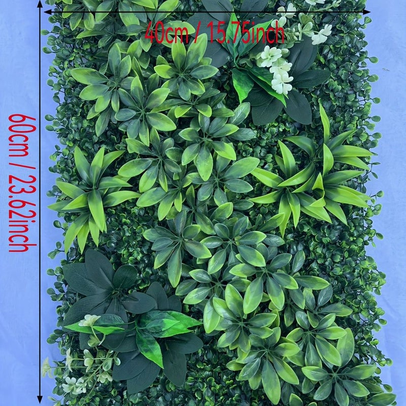 حوض زجاجي ترواريوم للزواحف بمقاس 40×60 سم، مزود بنبات أخضر صناعي وخلفية من الأوراق، مناسب للسحالي والثعابين والطيور والسلاحف، ويُستخدم أيضًا كديكور للحديقة. - Image 3