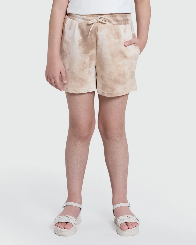 او في اس Girls’ Aop Shorts – Perfectly Pale