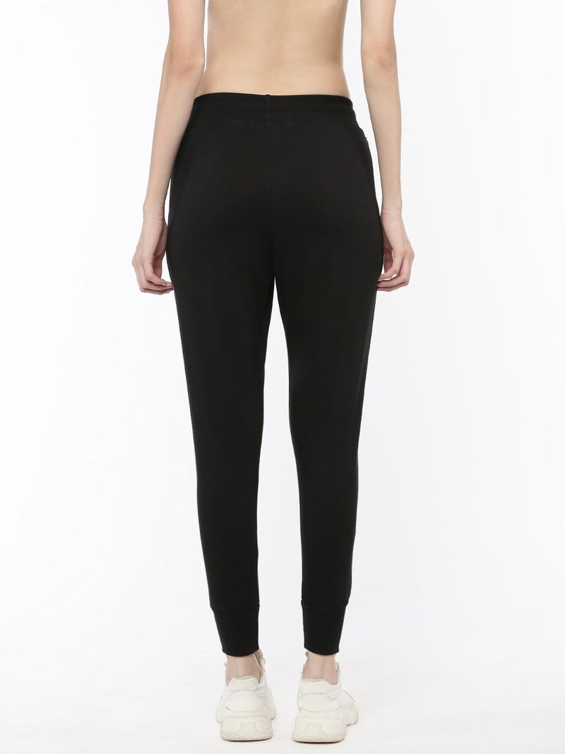Rupa Softline Softline Active Womens Cotton Blend Jogger | Breathable | Stretchable | Sporty Look | Pack of 1 - Image 2